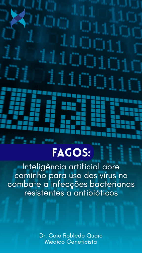 Inteligência artificial abre caminho para uso dos vírus no combate a infecções bacterianas resistentes a antibióticos