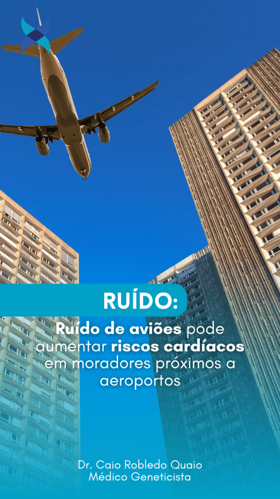 Ruído de aviões pode aumentar riscos cardíacos em moradores próximos a aeroportos