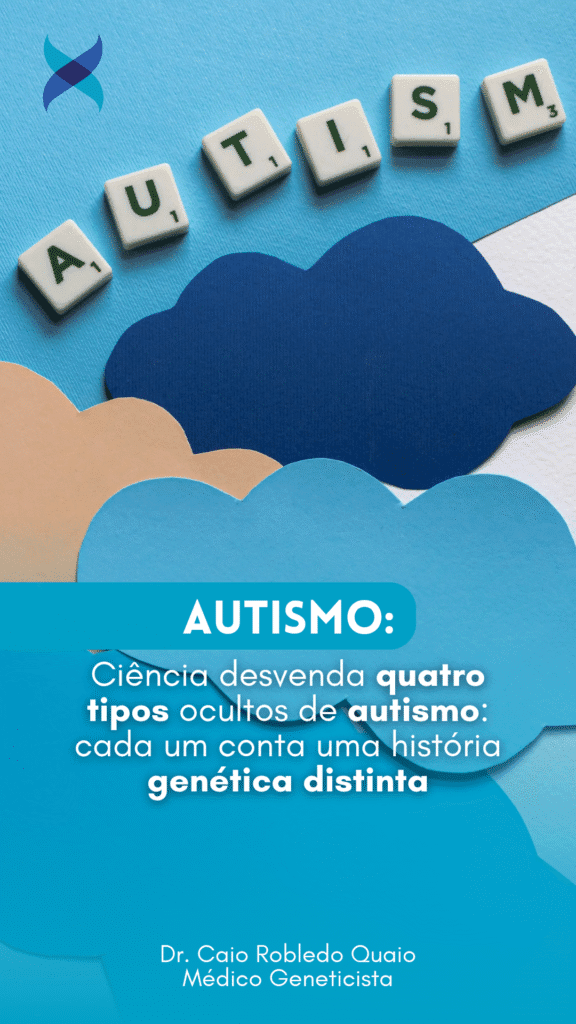 Ciência desvenda quatro tipos ocultos de autismo: cada um conta uma história genética distinta