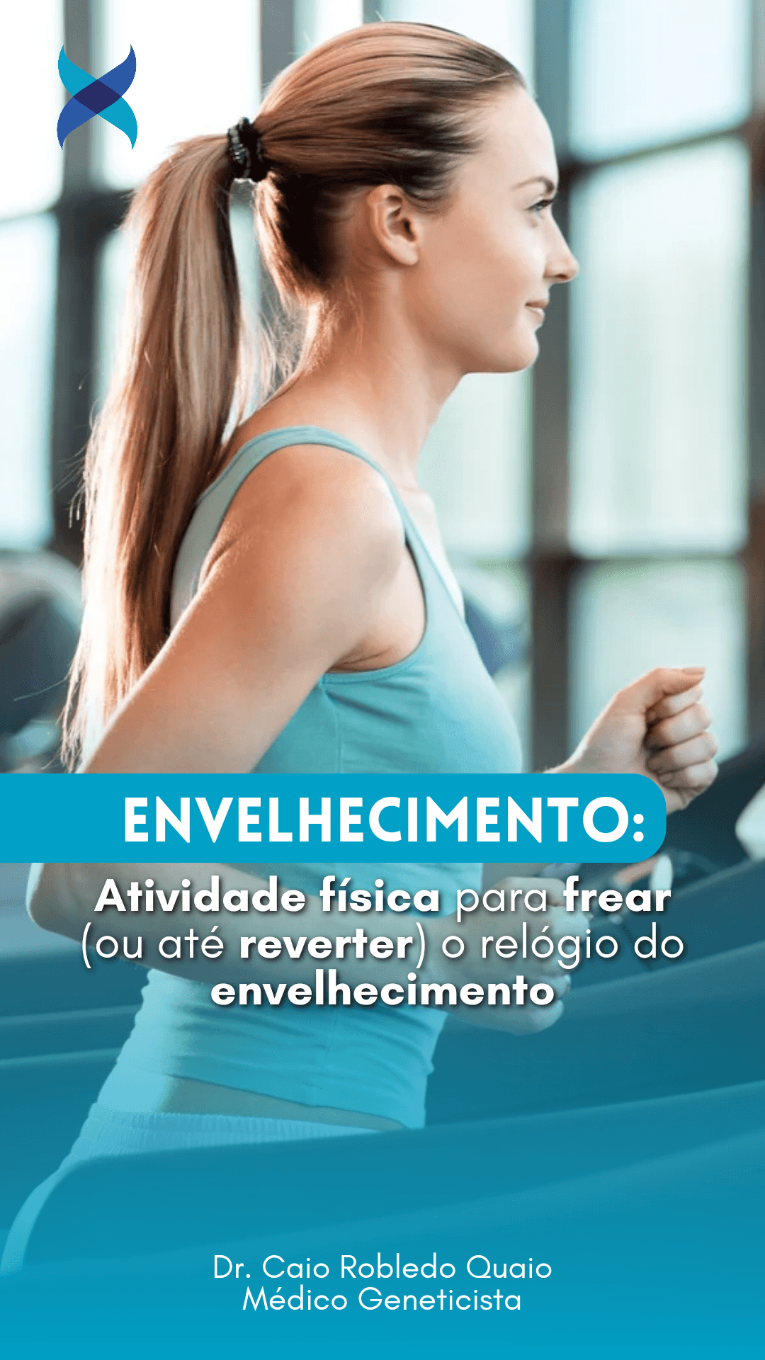 Alt text sugerido: Atividade física estruturada reduz idade epigenética — evidência em humanos e animais.