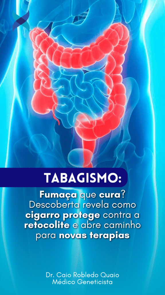 Fumaça que cura? Descoberta revela como cigarro protege contra a retocolite e abre caminho para novas terapias