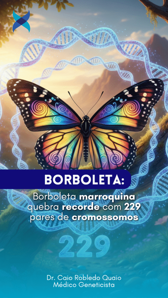 Borboleta marroquina quebra recorde com 229 pares de cromossomos