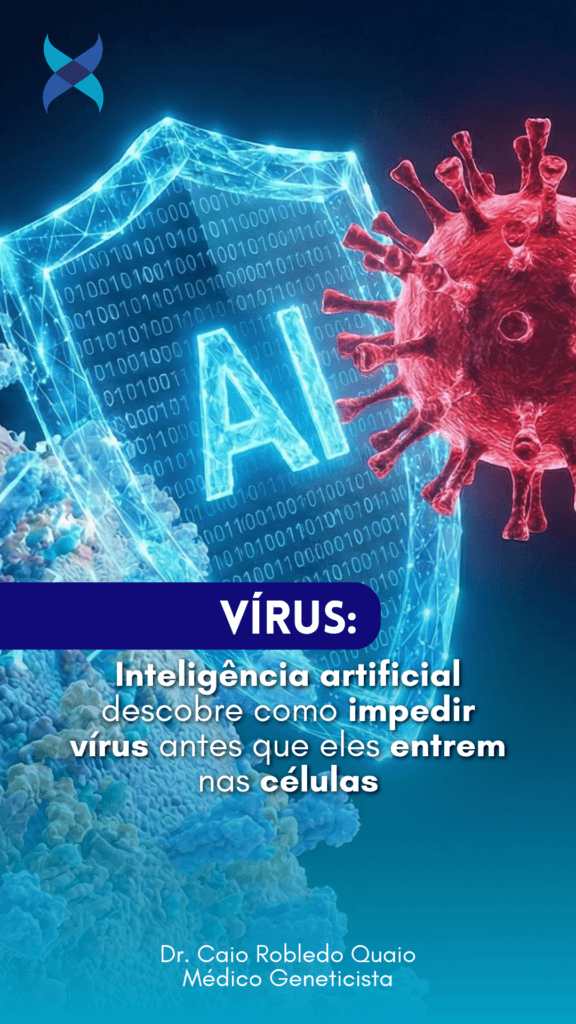 Inteligência artificial descobre como impedir vírus antes que eles entrem nas células