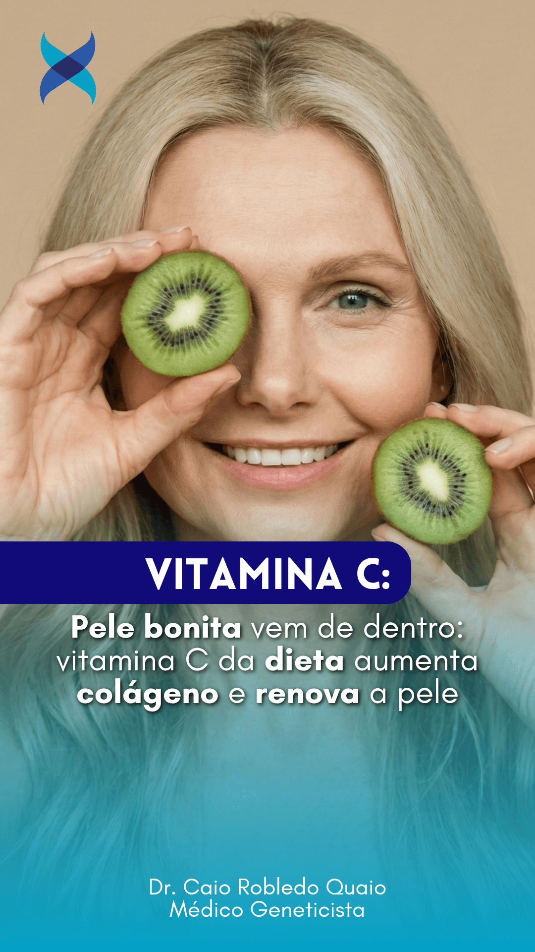 vitamina C para a pele aumenta colágeno e renova a pele.