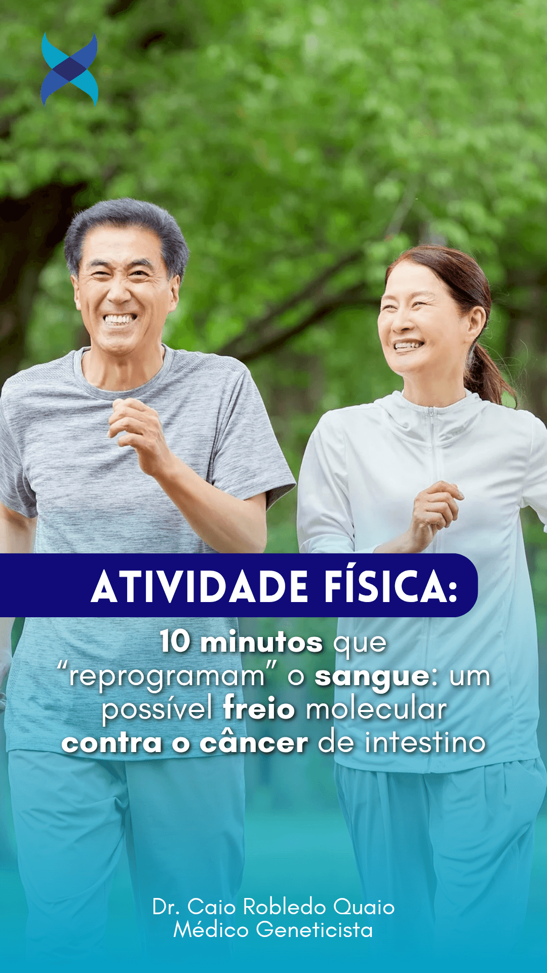 exercício físico e câncer de intestino – efeitos do sangue pós-exercício.