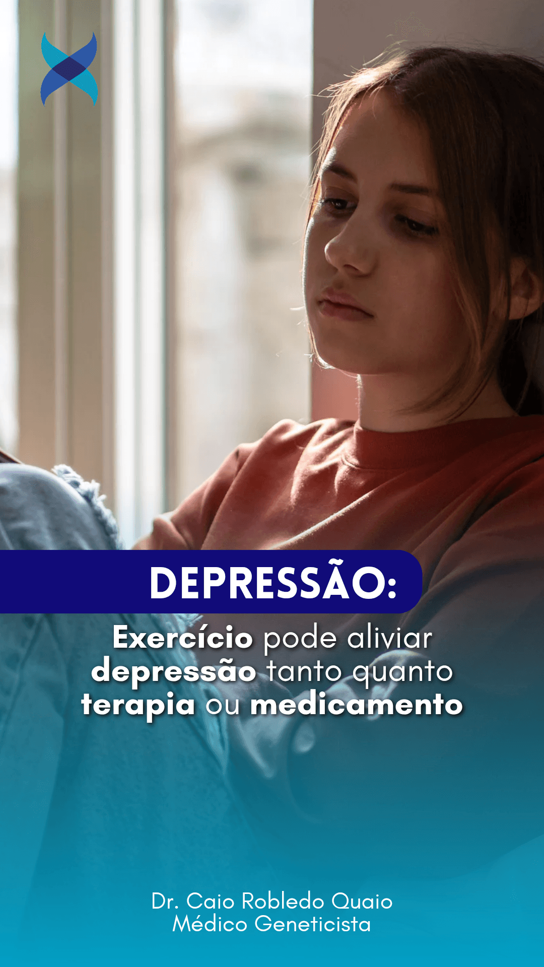 exercício pode aliviar depressão tanto quanto terapia ou medicamento.