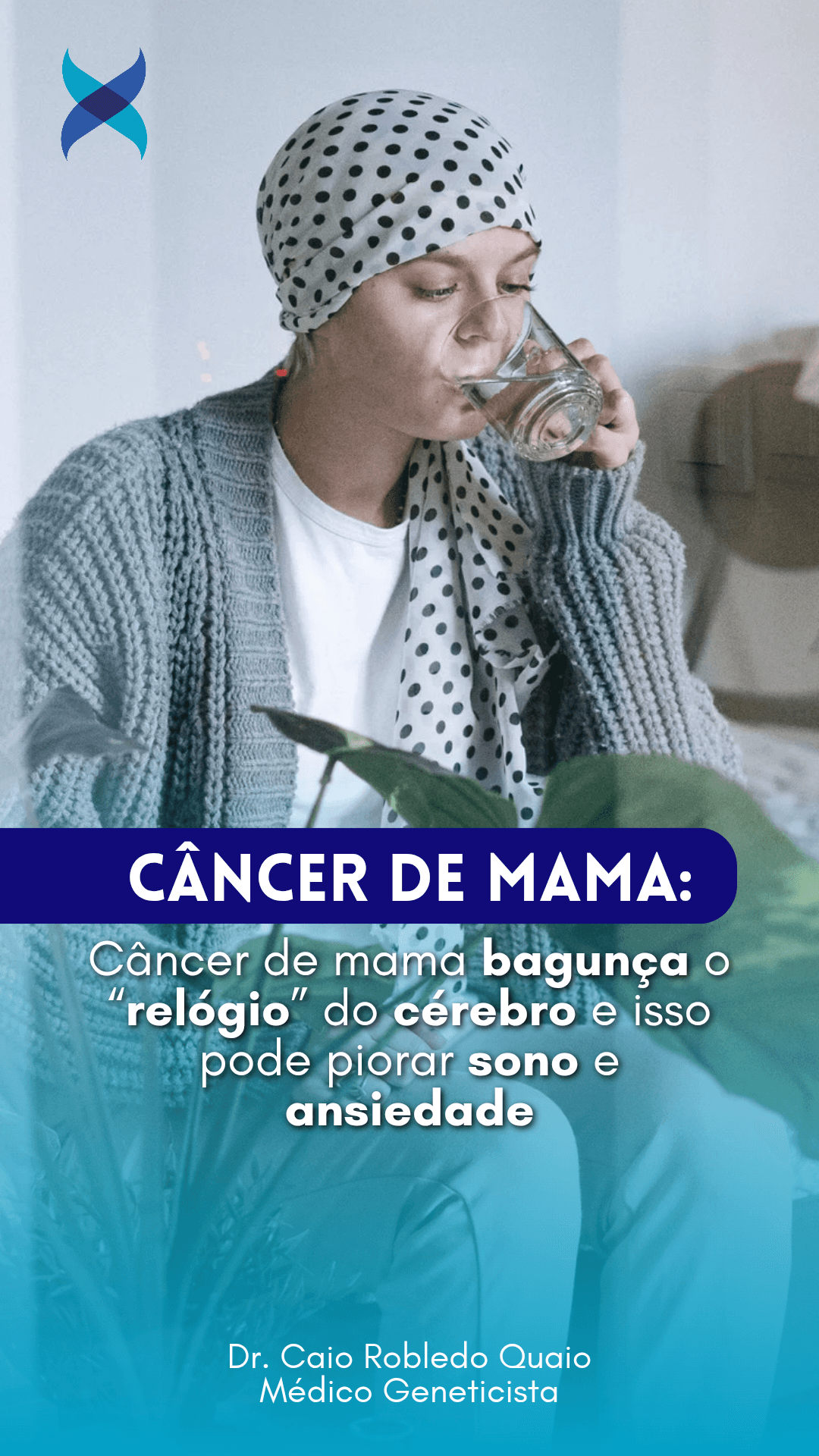 câncer de mama e relógio biológico – impacto no sono, ansiedade e imunidade.