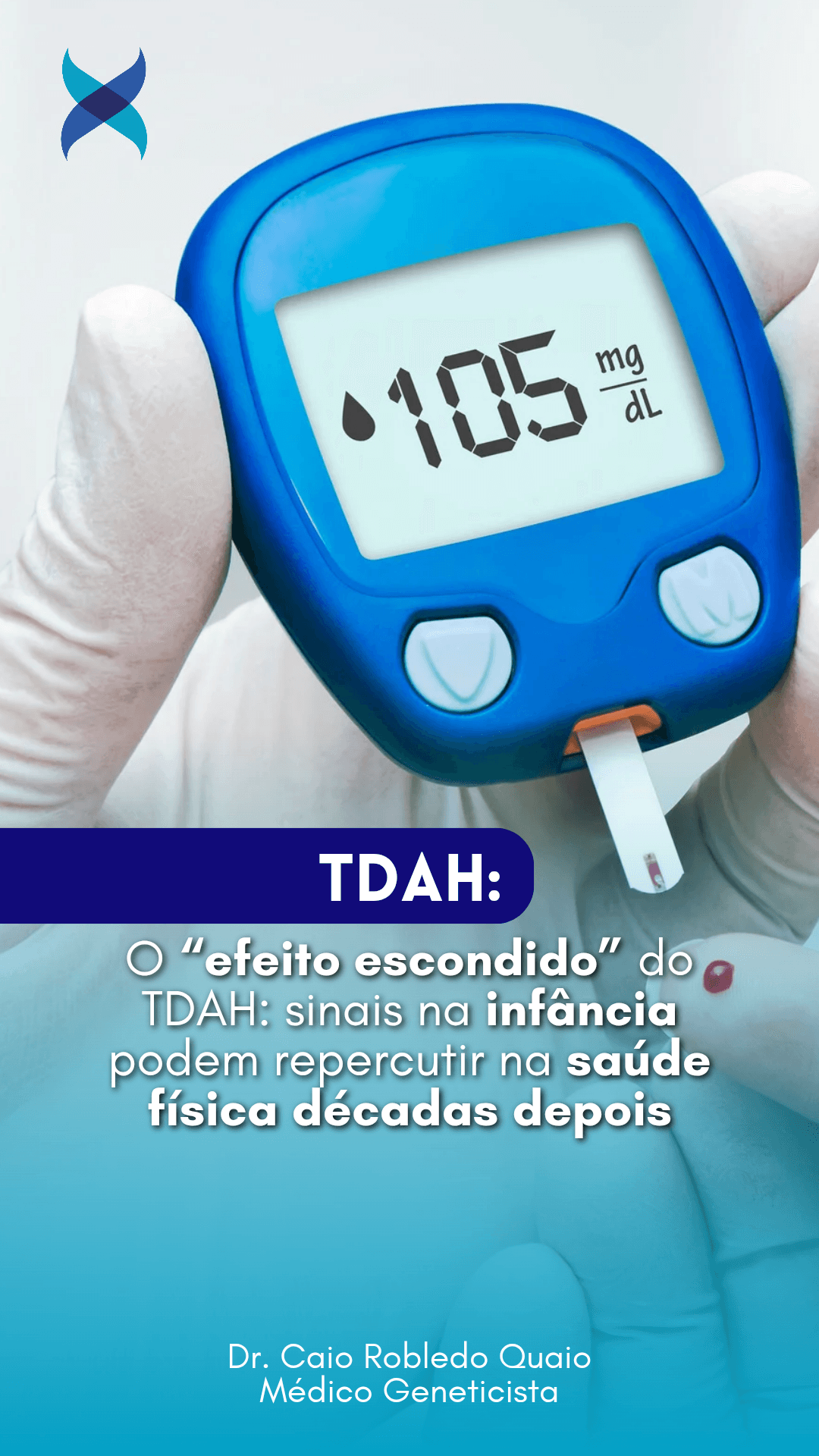 TDAH e saúde física aos 46 anos – estudo de coorte.
