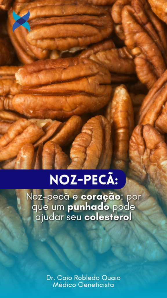 noz-pecã e colesterol – benefício cardiovascular