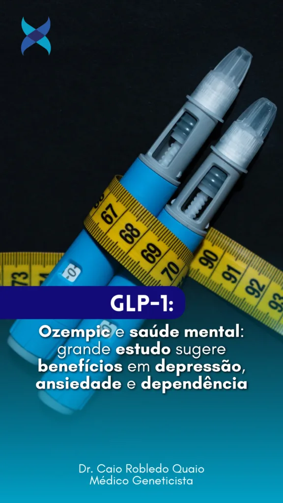 semaglutida e saúde mental em estudo observacional de grande porte.