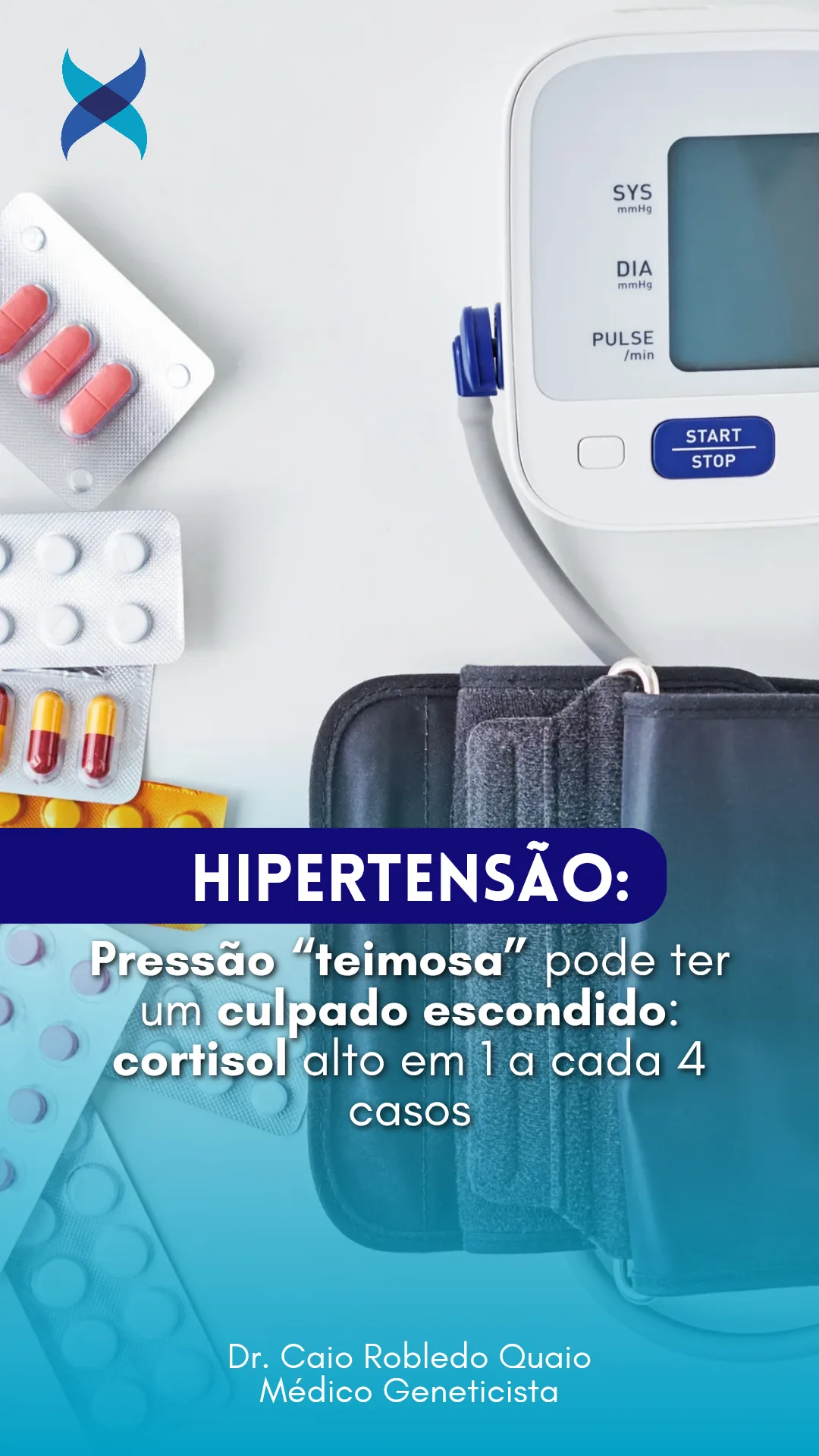 cortisol alto e hipertensão resistente em estudo MOMENTUM.