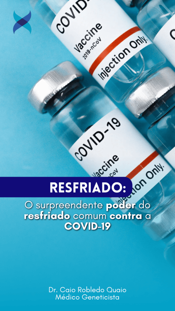 resfriado comum protege contra COVID temporariamente por resposta de interferon.