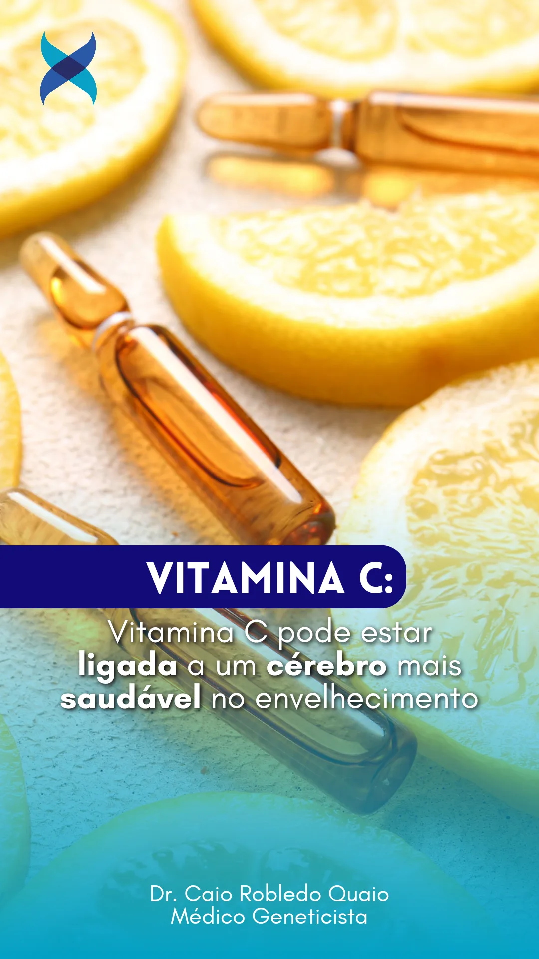 vitamina C saúde do cérebro e envelhecimento cerebral saudável