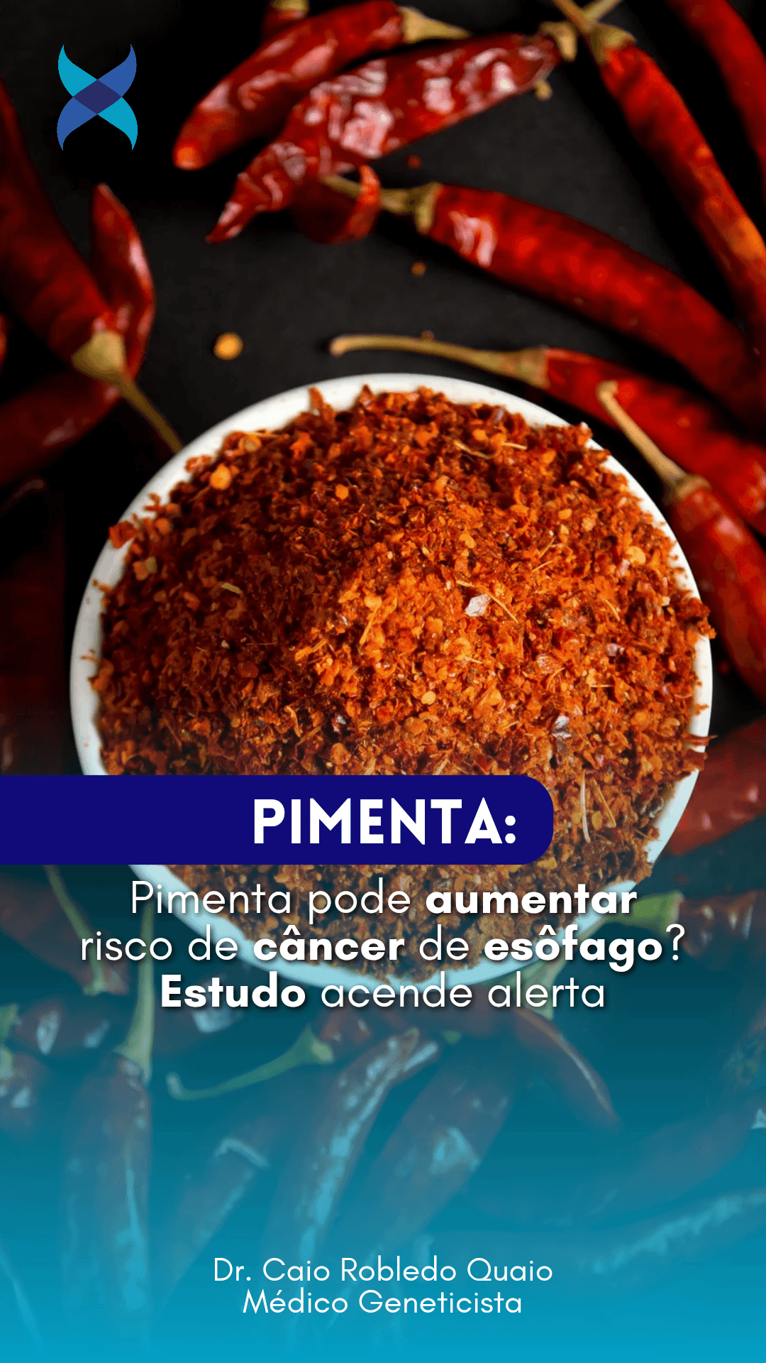 Pimenta e possível associação com câncer de esôfago em estudos observacionais