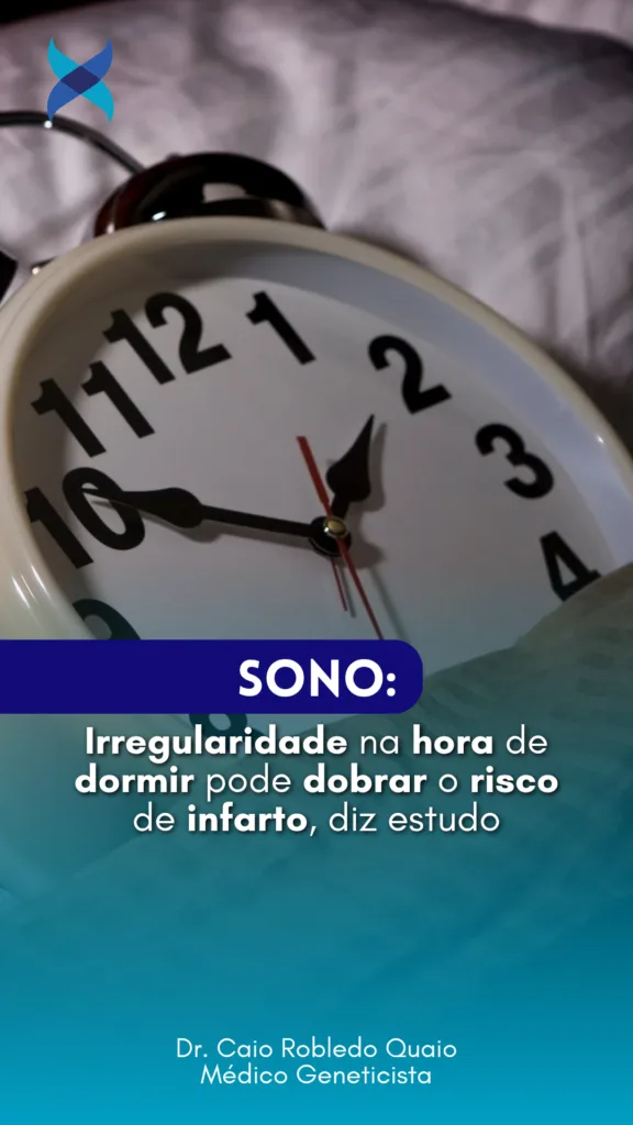 Sono irregular e aumento do risco de eventos cardiovasculares em adultos de meia-idade