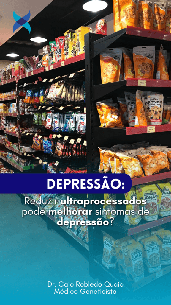 Ultraprocessados e depressão: estudo avalia redução desses alimentos em adultos com sintomas depressivos