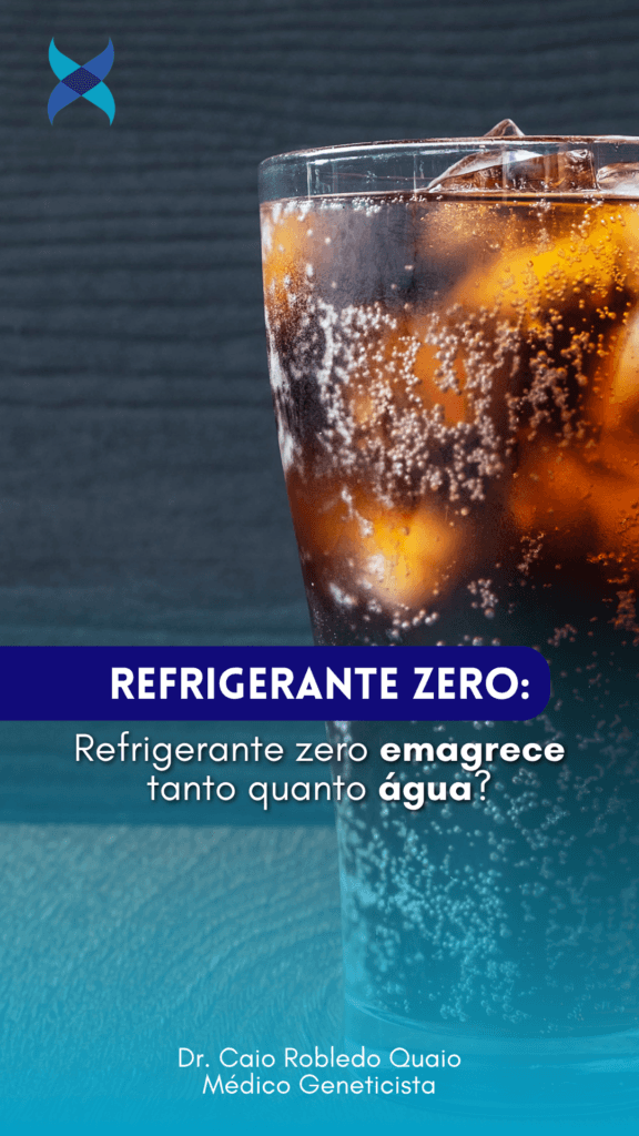 Refrigerante zero e água comparados em estudo de dois anos sobre perda de peso